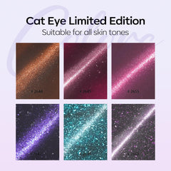 Modelones Hot Pink Cat Eye Gel provides vibrant color and shine