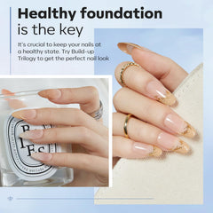 Modelones Clear Builder Gel bottle demonstrates transparent strength and natural finish.