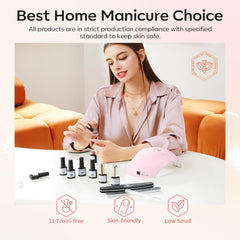 Modelones cat eye kit includes gift magnet and usage guide.