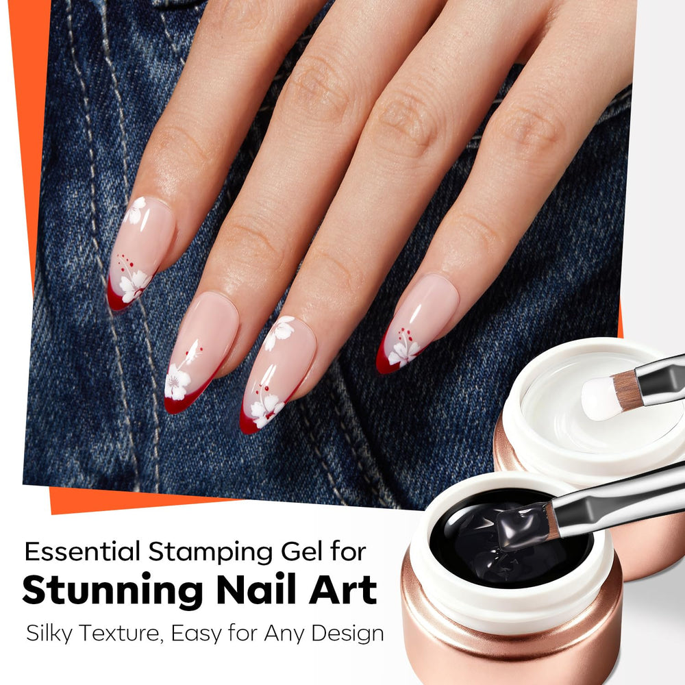 Modelones double-head-nail-art-brush enables delicate lines and dots