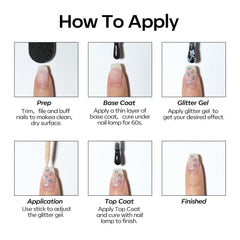 Modelones easy-glide brush promotes smooth, even nail coverage
