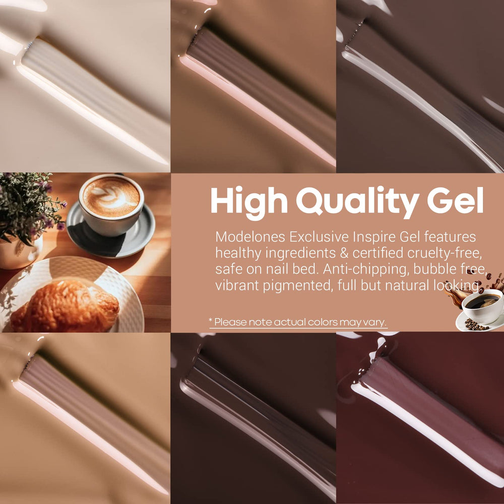 Modelones upgraded easy-glide brush for smooth, precise application.