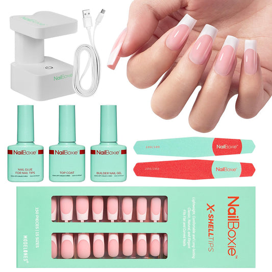 Modelones gel nail kit unboxing shows everything for at home manicure.