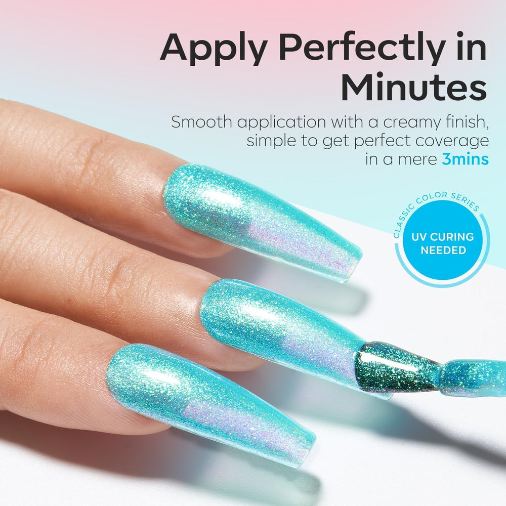 Modelones galaxy sparkle polish provides cosmic shine in varied lighting