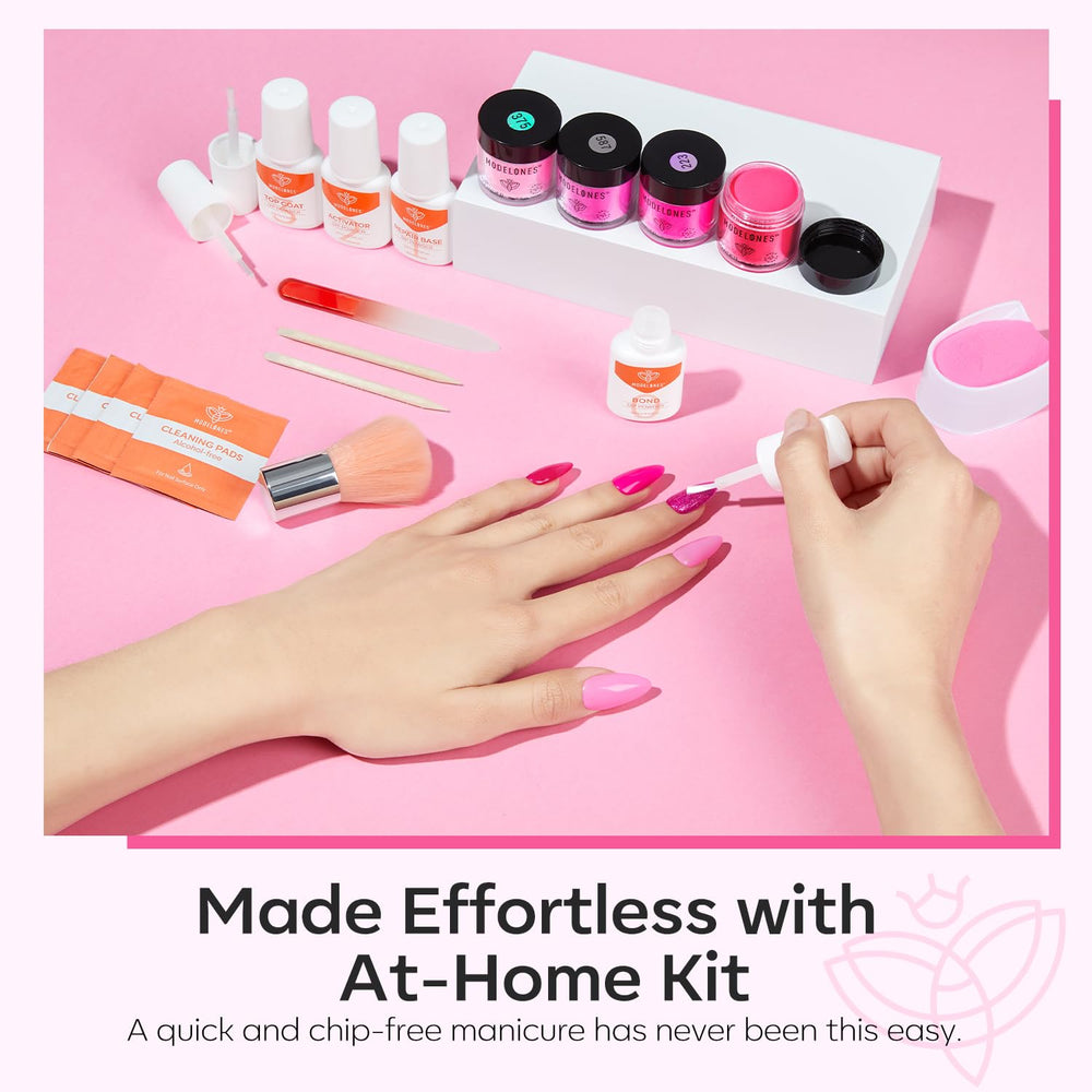 Modelones base coat helps build durable, smooth color layers