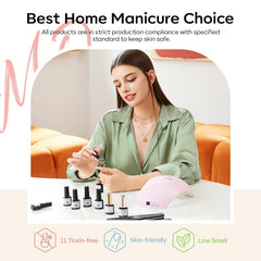 Modelones at-home nail art setup for experimenting with styles safely.