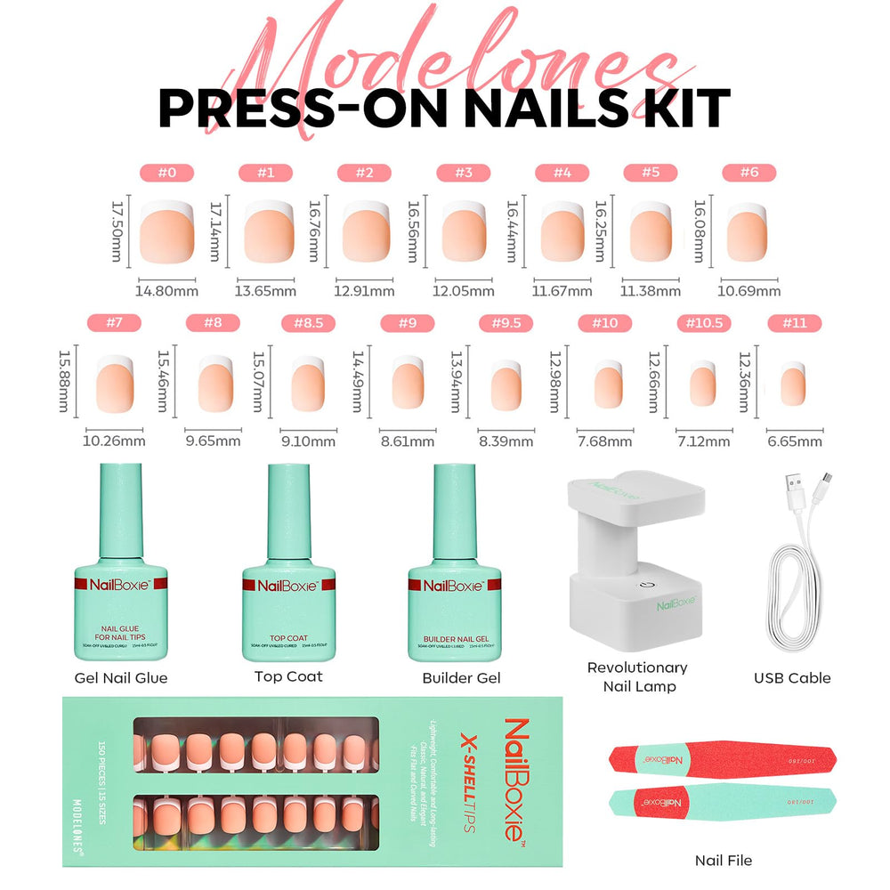 Modelones nail buffer and crystal stick prep and finish.
