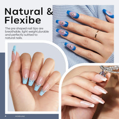 Modelones nail file for smooth edge finishing.