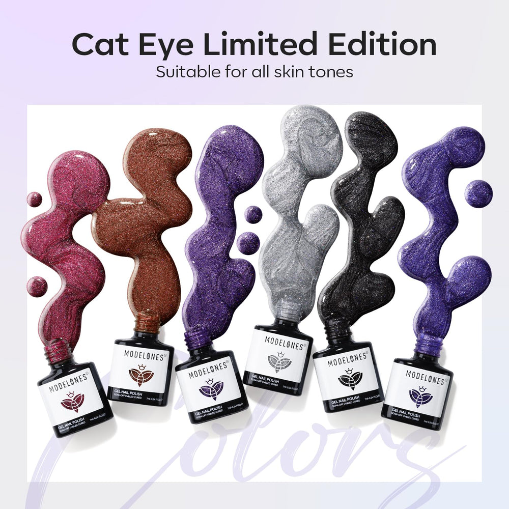 Modelones nail polish bottle swatch displays winter shades for inspiration