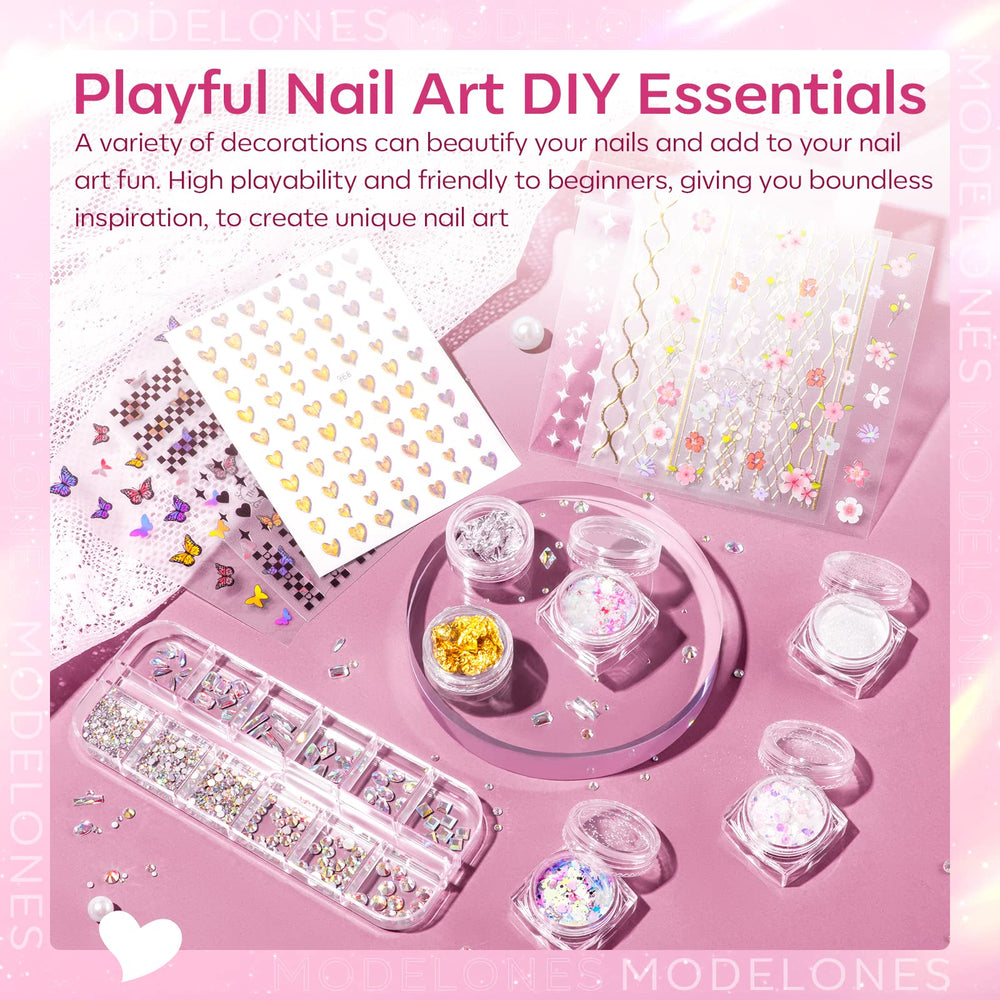 Modelones striping tapes for precise nail accents and detailing.