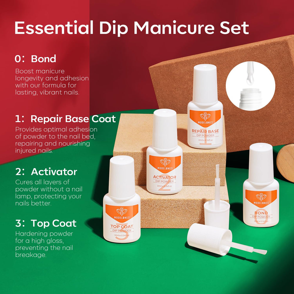 Modelones no-lamp dip system dries quickly without UV light