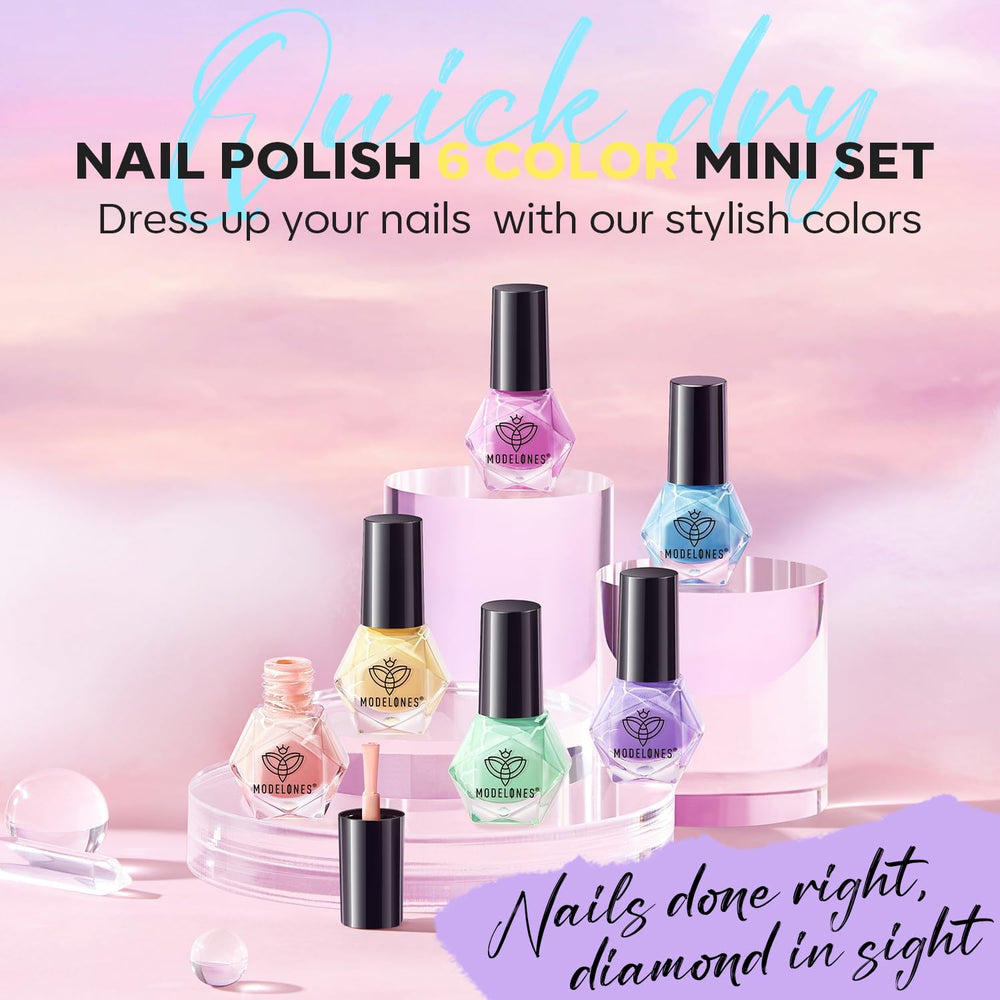 Modelones Partyreal ABA5510 safe use nails with skin friendly ingredients