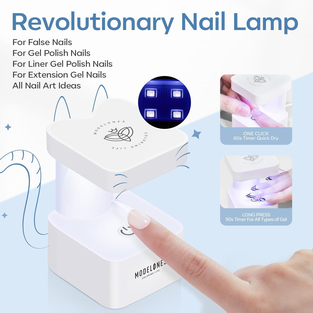 Modelones portable UV/LED lamp speeds up at-home manicures