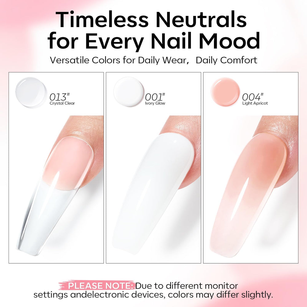 Modelones slip-solution bottle helps smooth gel during application.