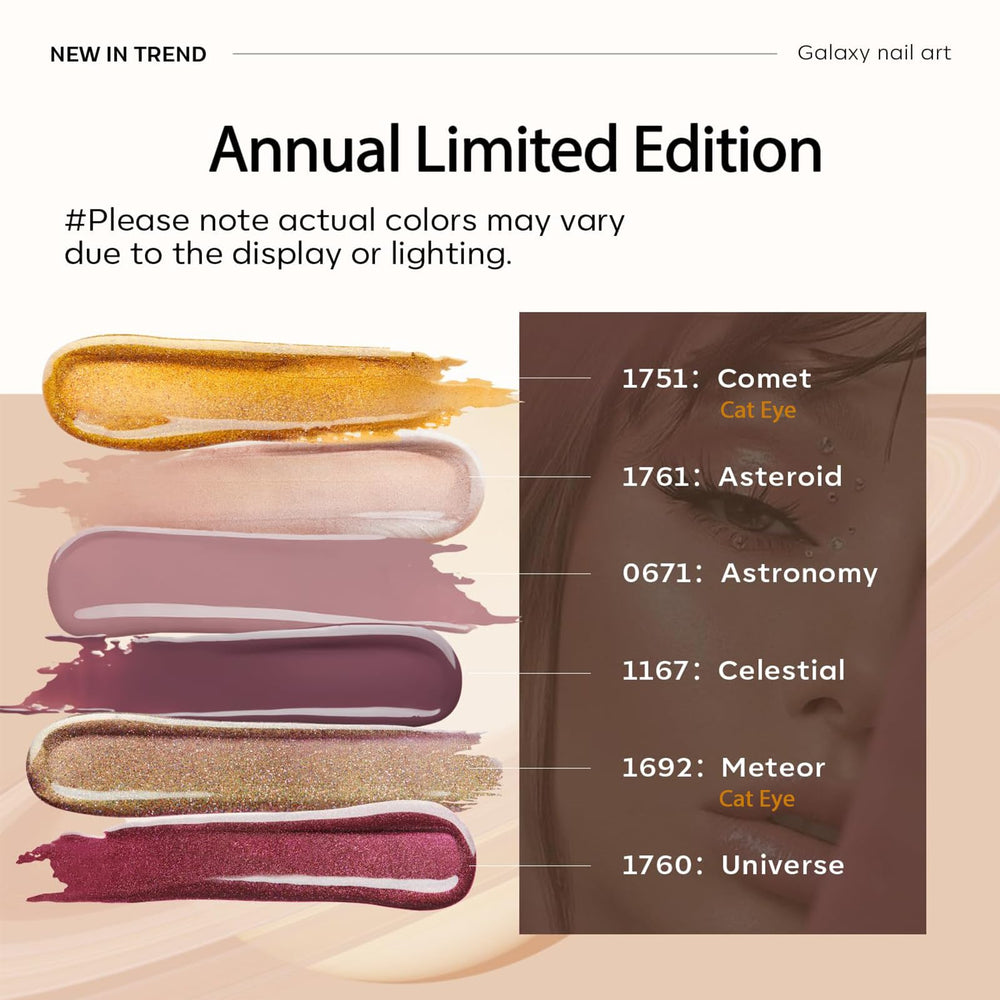 Modelones winter nude brown gel polish bottle highlighting magnetic effects