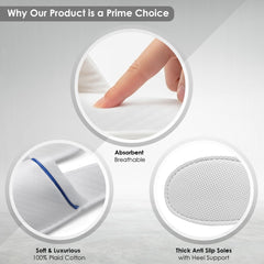 Modlux Spa Slippers closed-toe design offering full foot coverage