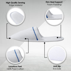 Modlux Spa Slippers designed for indoor use in homes and hotels