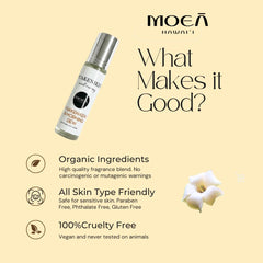 MOEA HAWAII Puakenikeni roller—made in Hawaii for lei-worthy everyday elegance