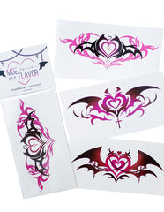 MOEFLAVOR succubus womb tattoo 2D design for playful cosplay on skin