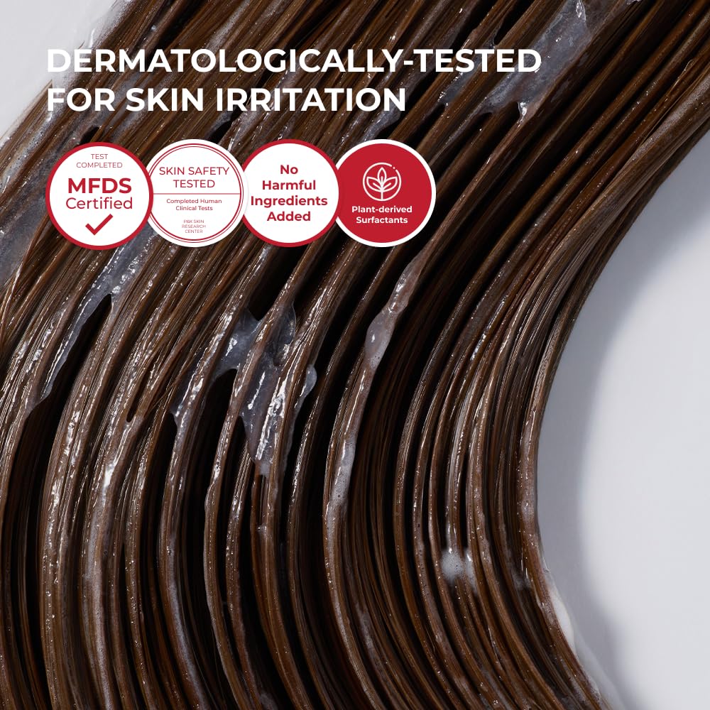 Healthy-looking hair strands after using MOEV Annurcatin Hair Mask