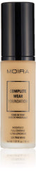 Moira Complete Wear Foundation 325 True Beige bottle shows long-lasting matte finish.