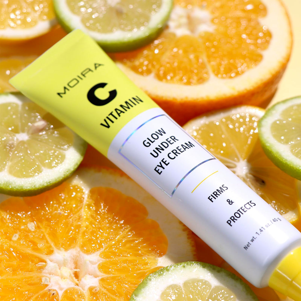 Moira Vitamin C Complex Glow Cream texture appears smooth and luminous.