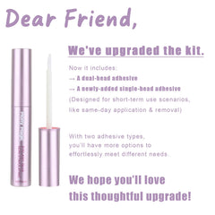 Molly Magic Venus Lash Clusters application kit with upgraded tweezers