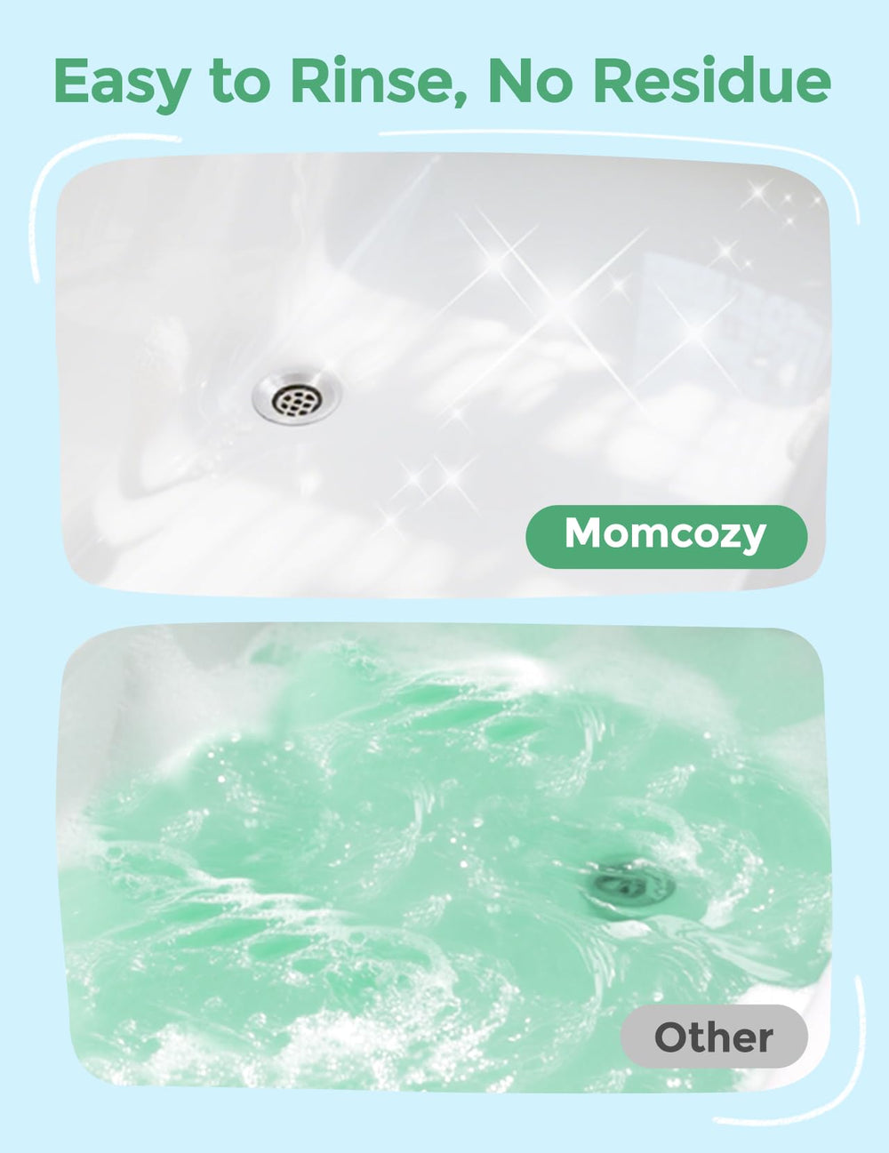 Momcozy fruit bath bombs melon shape for soothing soak and color magic.
