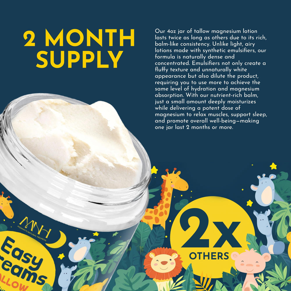 Made in the USA label for Mommy's Natural Helpers magnesium lotion