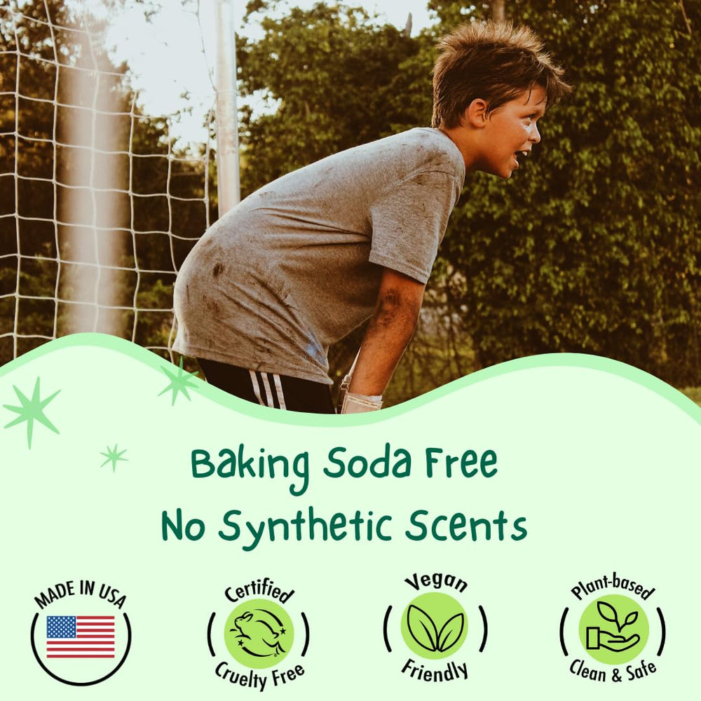 MONA all-natural kids deodorant honeydew travel image, travel-ready for school days