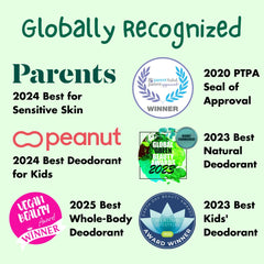 MONA Honeydew Kids Deodorant travel-friendly packaging hints