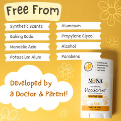Handmade in Massachusetts MONA deodorant crafted in small batches