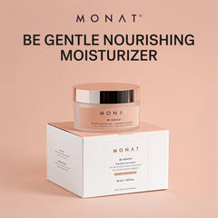 MONAT Be Gentle Nourishing Moisturizer on neck and décolletage for smooth absorption
