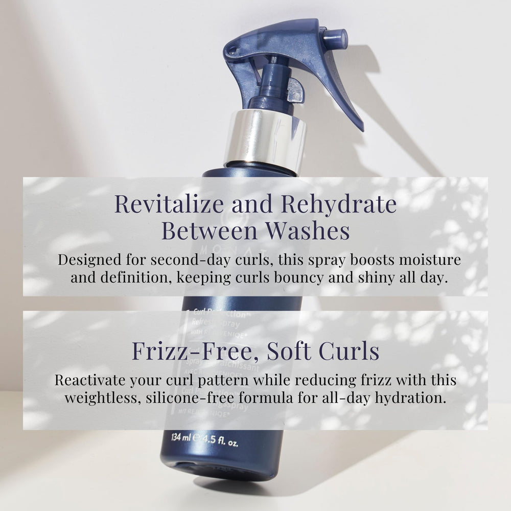 MONAT Curl Perfection Refresh Spray delivering shine, volume, and curl definition