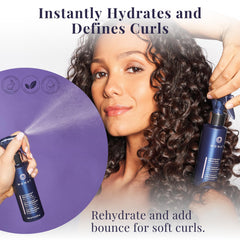 MONAT Curl Perfection Refresh Spray refreshing defined curls with bounce