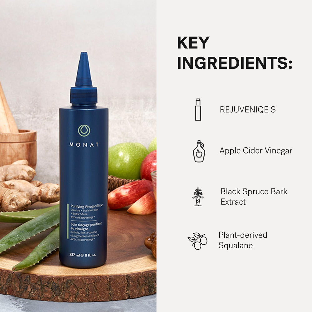 MONAT easy-application balm, scoop and massage for an easy cleansing routine