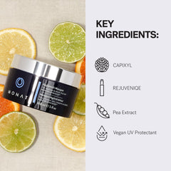 MONAT Replenish Masque on wet hair showing softness and manageability.