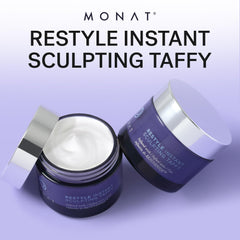 MONAT Restyle Taffy finished hair with lasting shape and shine.