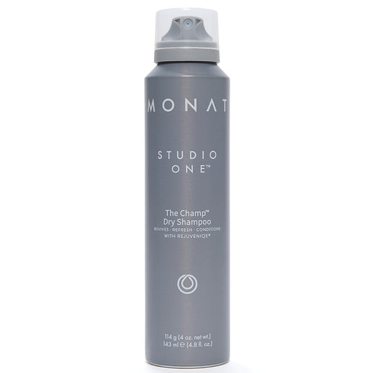 MONAT Studio One The Champ bottle pour showing instant oil absorption between washes