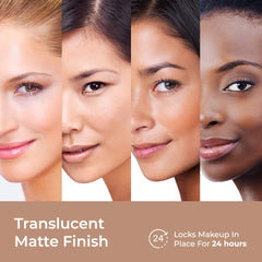 Monica Ann Beauty Dual-Action Face Primer pore-smoothing close-up with translucent matte finish.