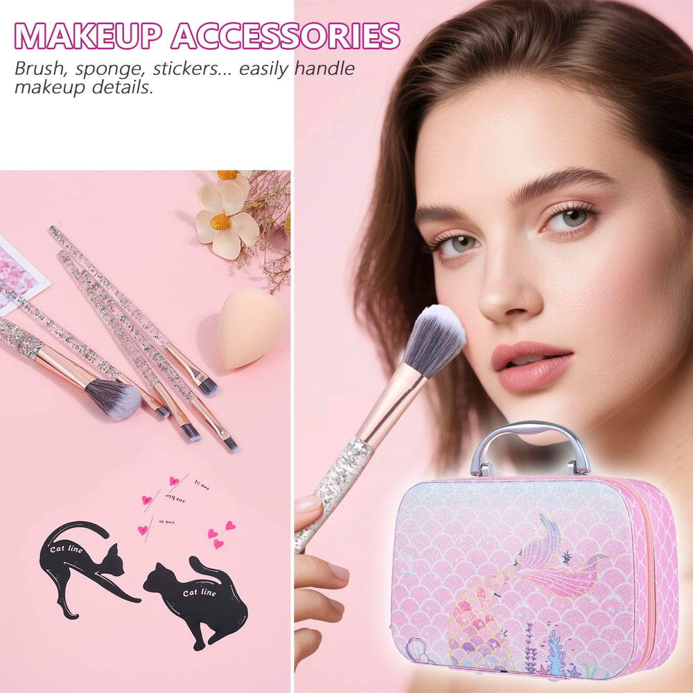 Moobirlet lip products, primer, and mascara for daily looks.