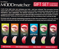 MOODmatcher 12-hour wear test demonstrates long-lasting color on lips.