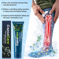 MOOMARTO CapsaCare two-pack packaging for daily cooling relief at home or on the go.