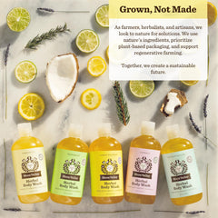 Moon Valley Organics Lemon Rosemary ingredients—recyclable packaging supports sustainability.