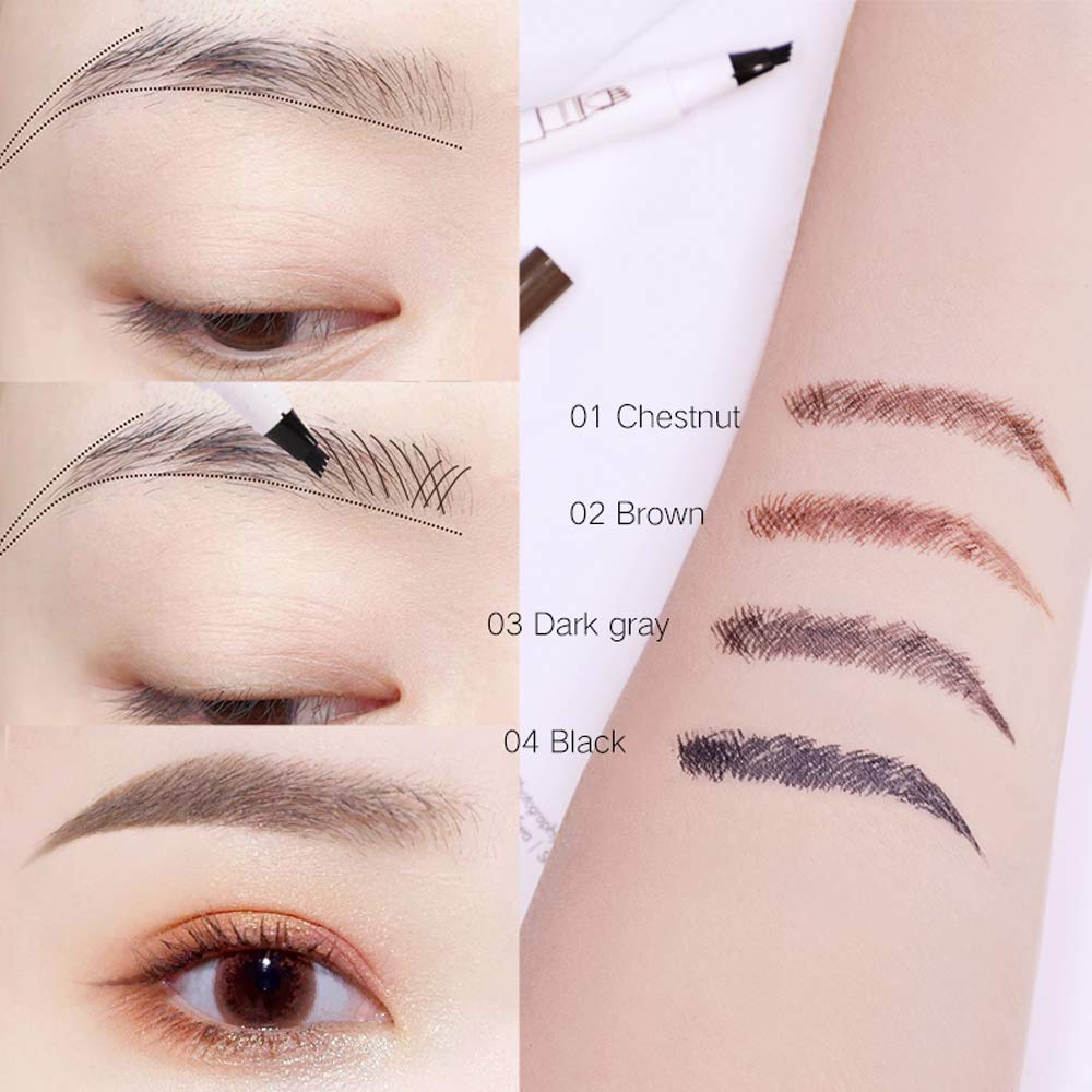 MoonKong eyebrow stencil kit helps shape brows for quick, salon-like results.