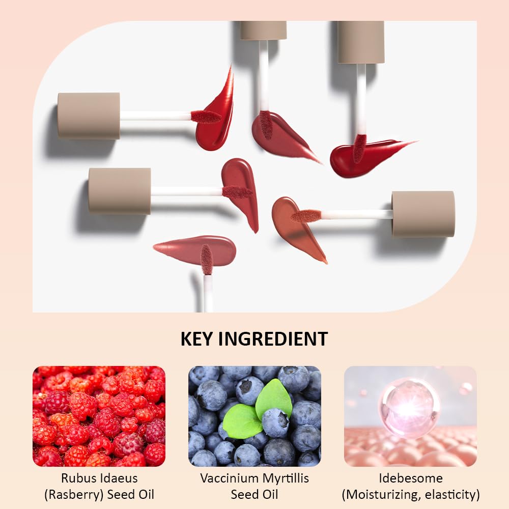 Moonshot Korea Conscious Fit Mellow Lip Stain packaging with vegan, cruelty-free branding.