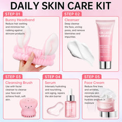 Mopayzer cleansing brush with Sakura set for enhanced cleansing action