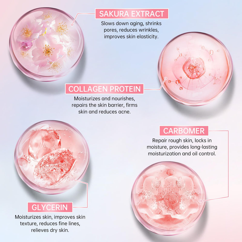 mopayzer Sakura Lotion: lightweight moisturizer leaves skin soft and refreshed.