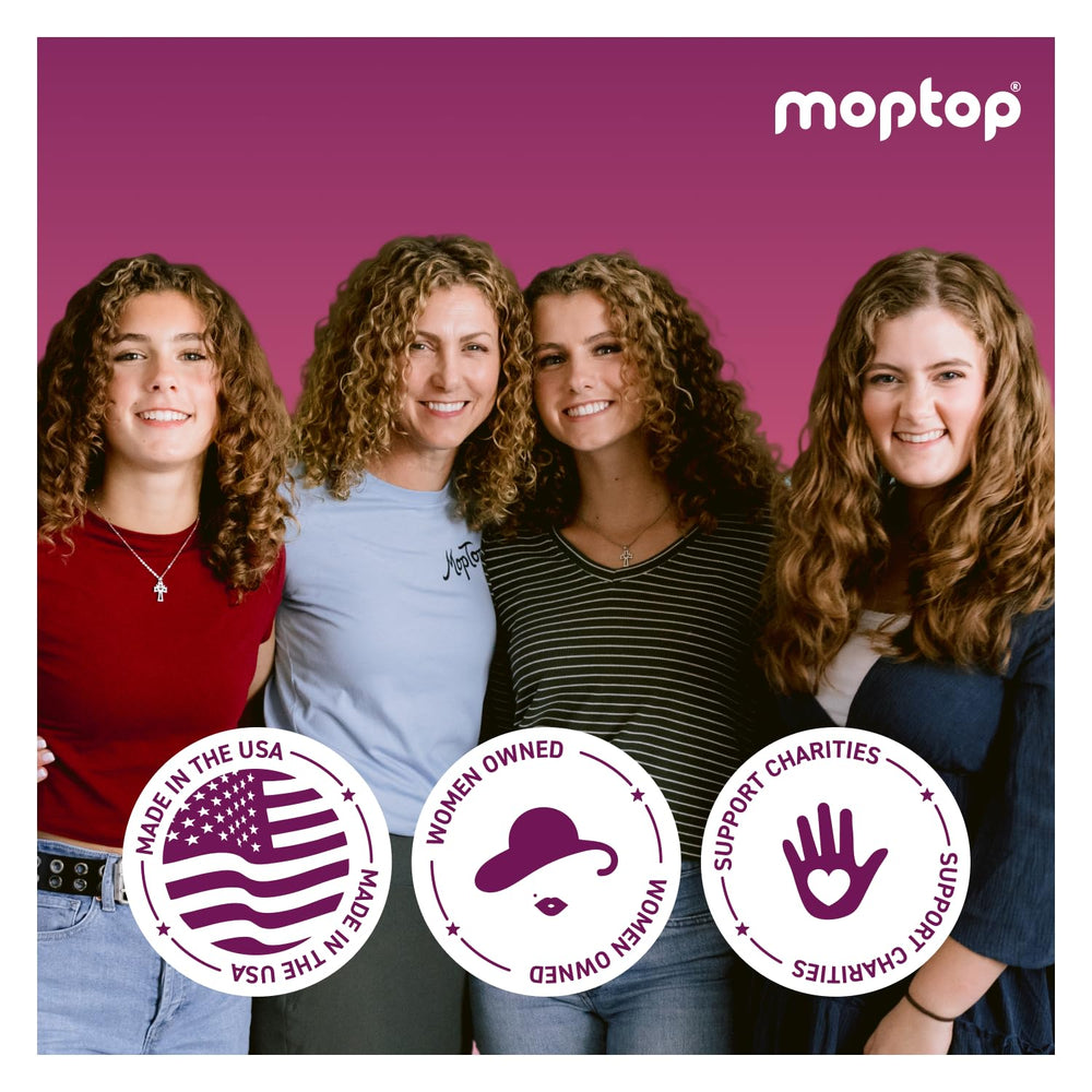 MopTop Curl Enhancer Gel Citrus Medley scent evokes fresh, uplifting routine.