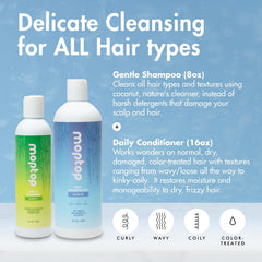 MopTop curl conditioner tube supports frizz control and curl definition